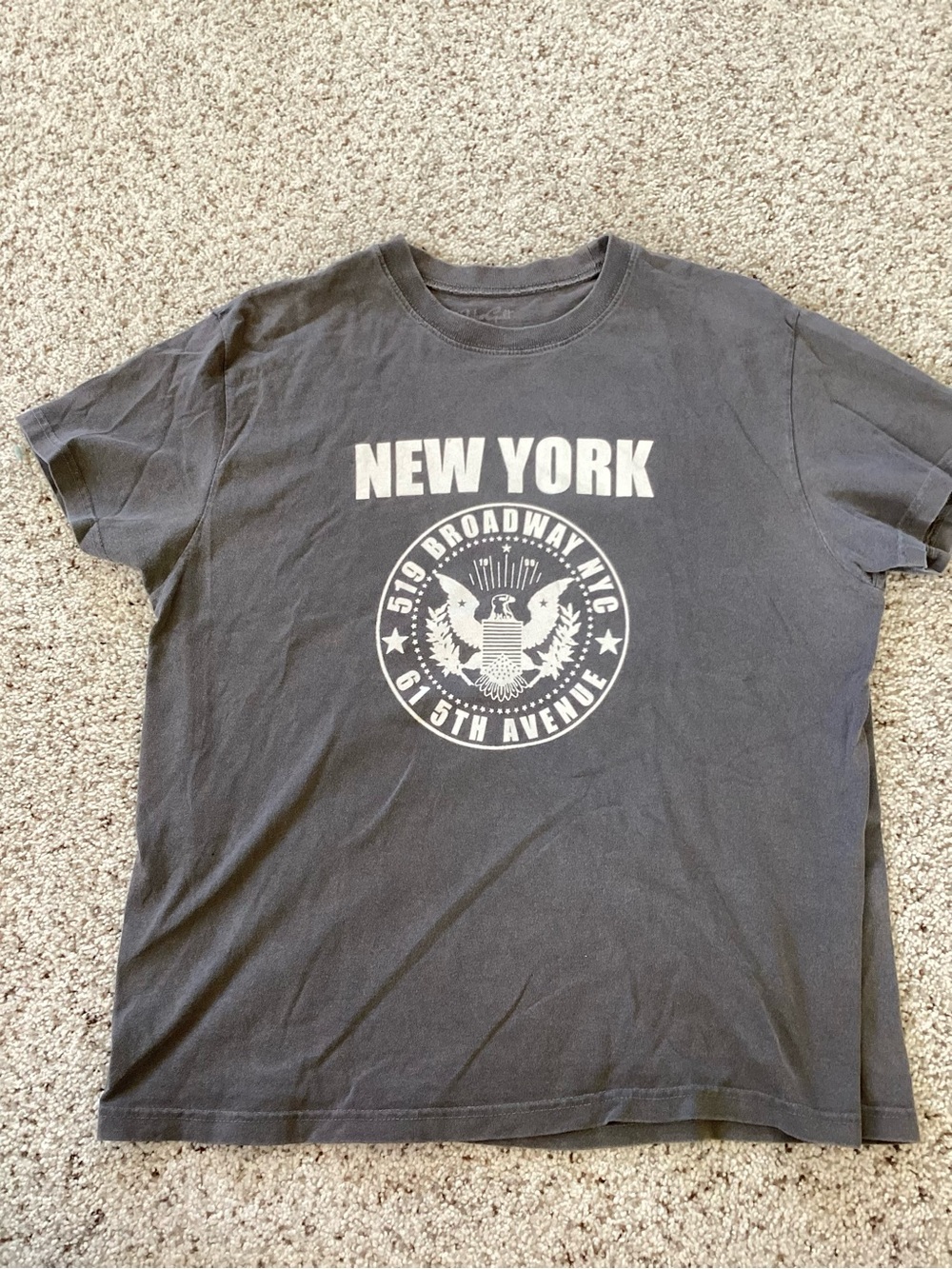 Brandy Melville Black New York Graphic Tee